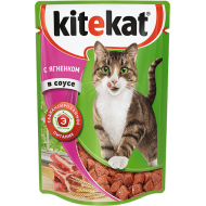 Корм Kitekat для кошек ягненок рагу 85 г
