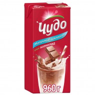 Молочный коктейль Чудо шоколад 2% 950 мл бзмж