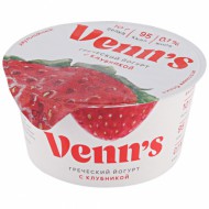 Йогурт Venn's Греческий Клубника 130 г