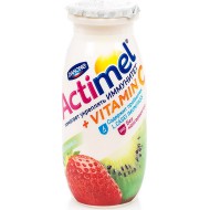 Кисломолочный напиток Actimel киви - клубника 2,5% 100 г