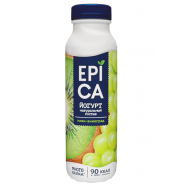 Питьевой йогурт Epica киви - виноград 2,5% 290 г бзмж