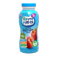 Питьевой йогурт ФрутоНяня персик с 8 месяцев 2,5% 200 мл бзмж