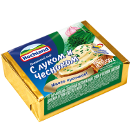 Плавленый сыр Hochland с луком и чесноком 35% 50 г бзмж