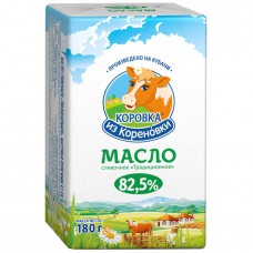 Сливочное масло Коровка из Кореновки традиционное 82,5 % 180 г бзмж
