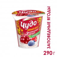 Йогурт Чудо Заповедные ягоды 2,5% 290 г бзмж