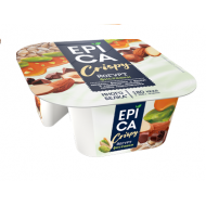 Йогурт Epica Crispy с фисташками и смесь из семян подсолнечника орехов и темного шоколада 140 г 