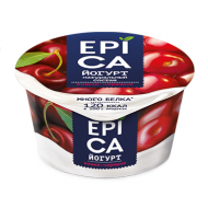 Йогурт Epica натуральный с вишней и черешней 4,8% 130 г бзмж