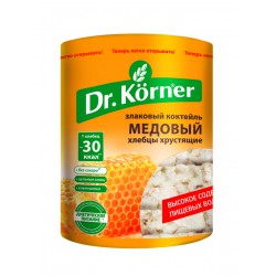 Хлебцы хрустящие Dr. Korner Злаковый коктейль медовый