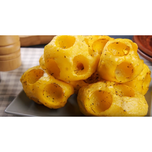 Картошка "шарики и сыр" со специями