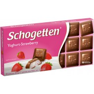 Шоколад "Schogetten" Клубничный йогурт 100г 