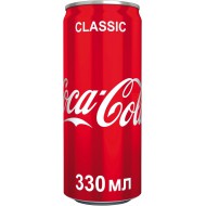 Газированный напиток Coca-Cola Classic Кола 0,33 л