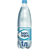 Вода минеральная BonAqua питьевая негазированная столовая 1 л